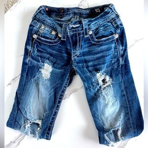 Miss Me Destroyed Skinny Jeans 25